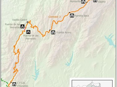 Corredor Regeneración Territorio SCSV. Don Domingo – Pozo Alcón · Corredor 3