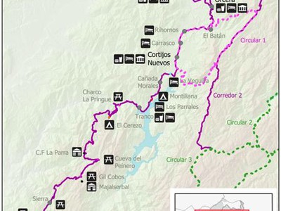Corredor Regeneración Territorio SCSV. Siles – Los Vilchetes · Corredor 1