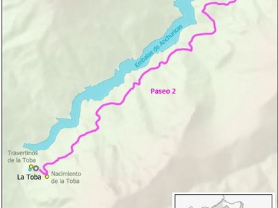 Corredor Regeneración Territorio SCSV. La Toba – Embalse de Anchuricas · Ruta 2