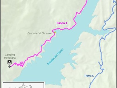 Corredor Regeneración Territorio SCSV. Embalse del Tranco · Ruta 1