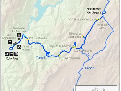 Corredor Regeneración Territorio SCSV. Nacimiento del Segura – Coto Ríos · Tramo 5 del Corredor
