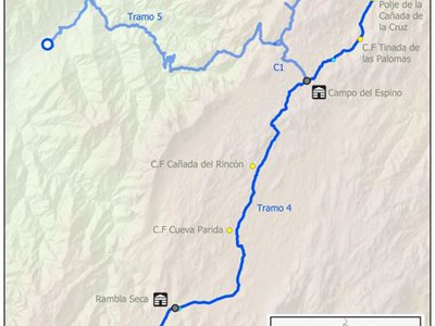 Corredor Regeneración Territorio SCSV. C.F. Fuente Acero – Nacimiento del Segura · Tramo 4 del Corredor