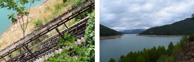 Elevador de traviesas del Tranco (fin de ruta)